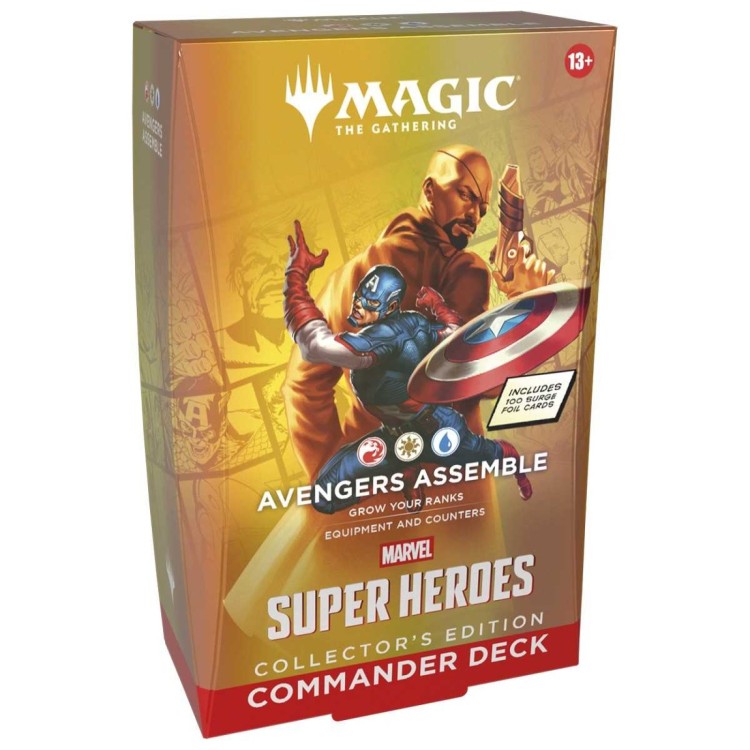 Magic The Gathering Marvel Super Heroes Collector Commander Deck Avengers Assemble