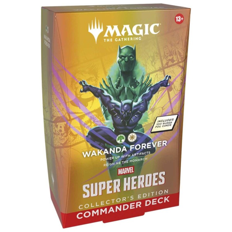 Magic The Gathering Marvel Super Heroes Collector Commander Deck Wakanda Forever