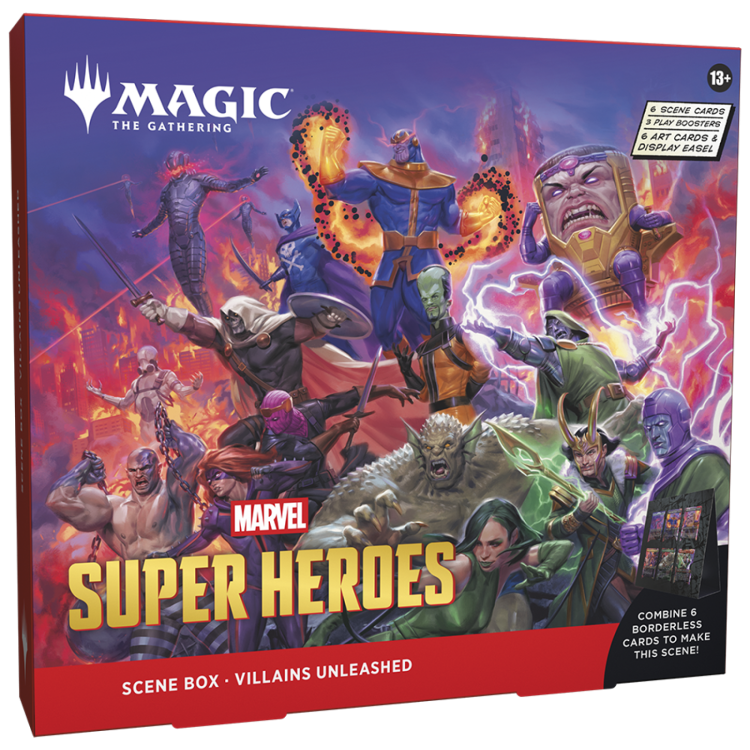 Magic The Gathering Marvel Super Heroes Scene Box Villains  Unleashed