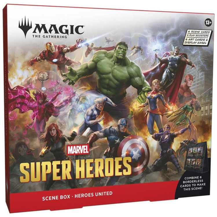Magic The Gathering Marvel Super Heroes Scene Box Heroes United