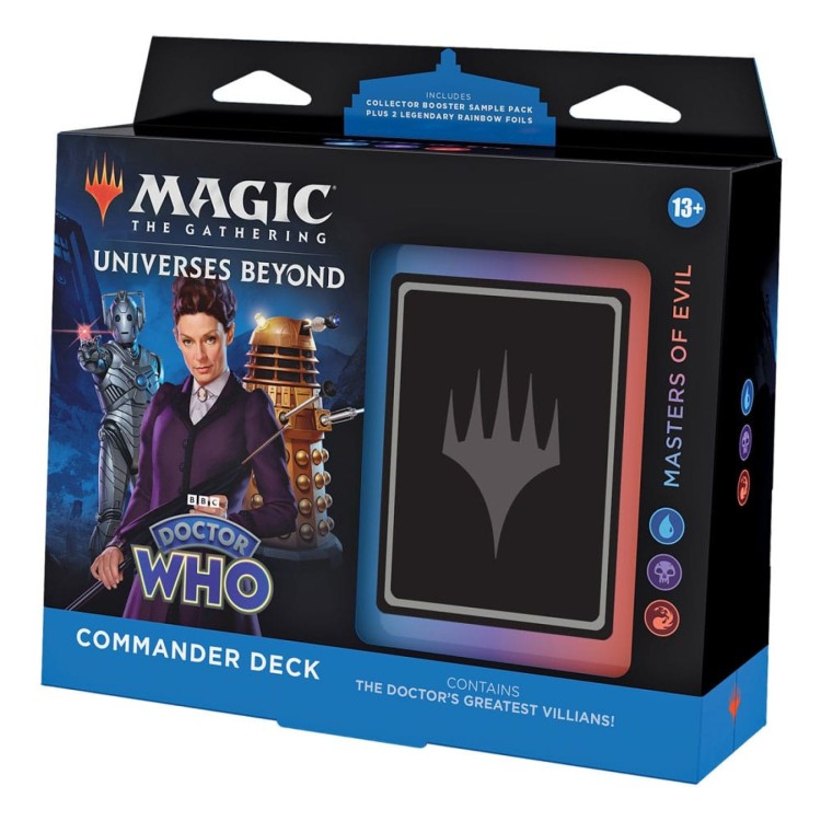 Magic The Gathering Universes Beyond Doctor Who Commander Deck Masters Of Evil