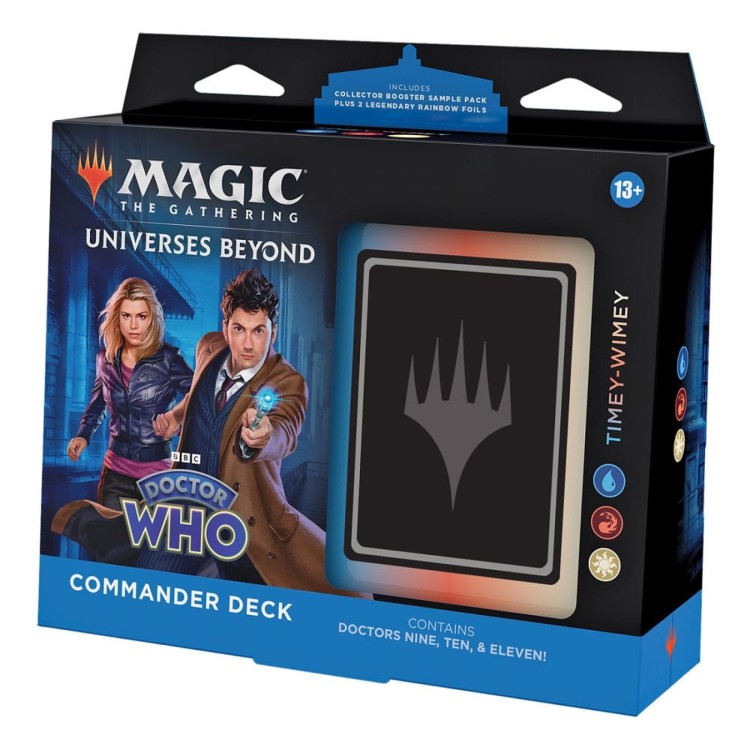 Magic The Gathering Universes Beyond Doctor Who Commander Deck Timey Wimey