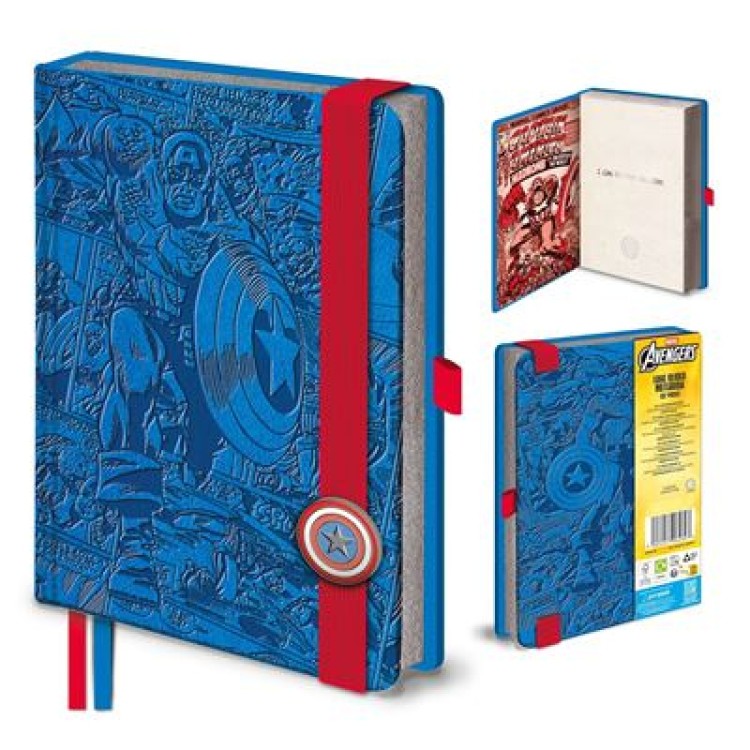 Marvel Captain America Luxe Slider Notebook