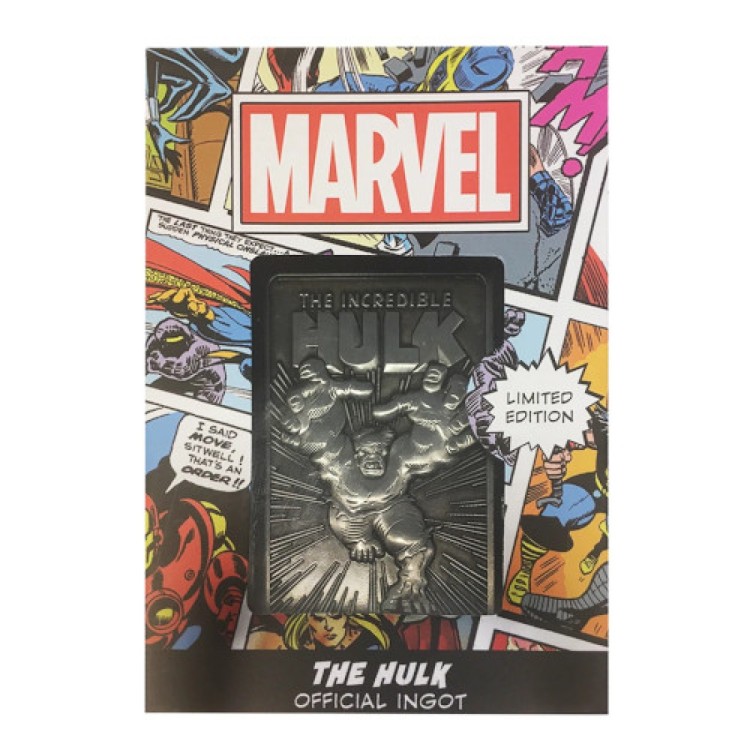 Marvel Limited Edition The Hulk Metal Ingot SALE