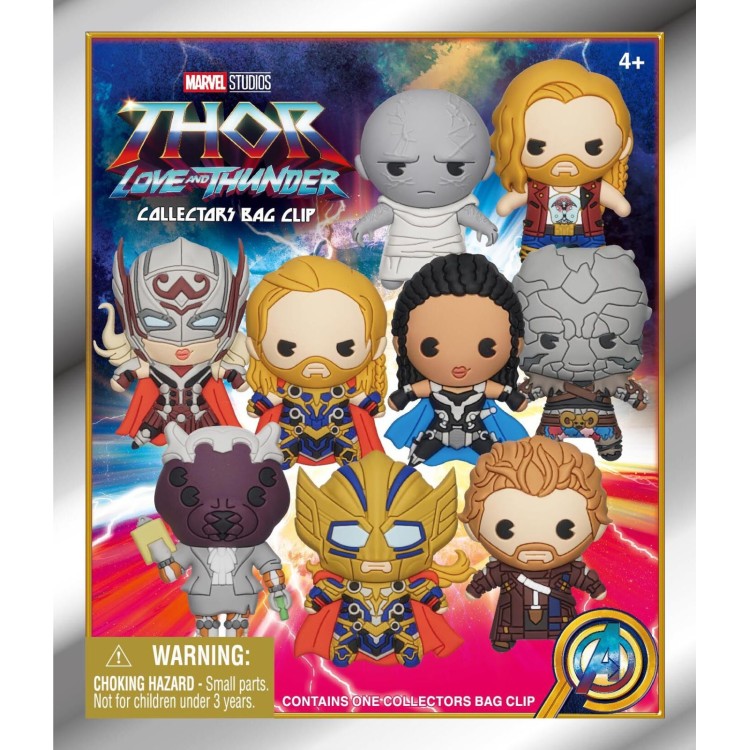 Marvel Thor Love And Thunder 3D Collectable Keychain/Bagclip