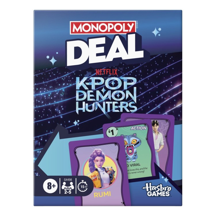 Monopoly Deal K-Pop Demon Hunters