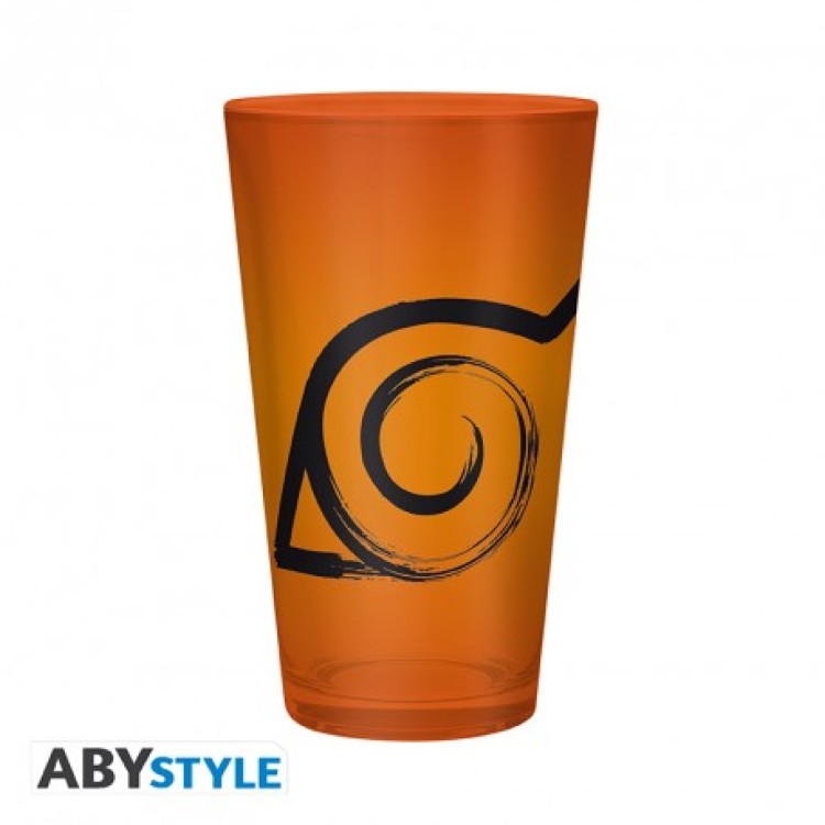 Naruto Shippuden Large Glass Konoha & Seal