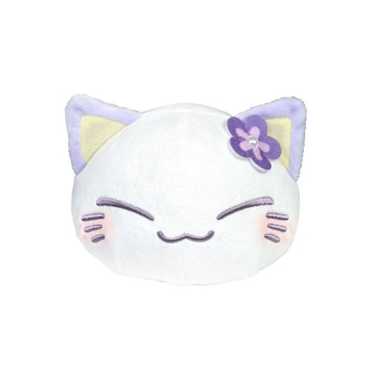 Nemuneko Cat Plush Figure Purple 18 cm