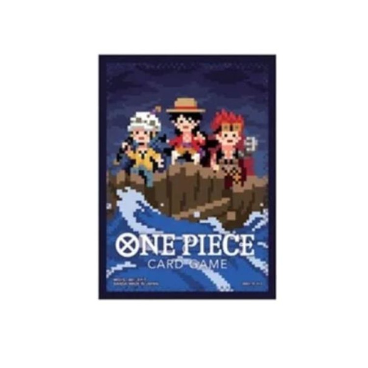 One Piece Card Game Official Sleeve 6 Three Captains Pixel art