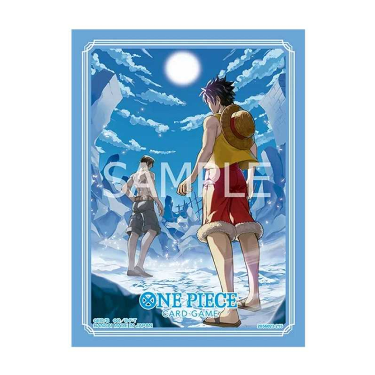 One Piece Card Game Official Sleeve v15 Ace And Luffy