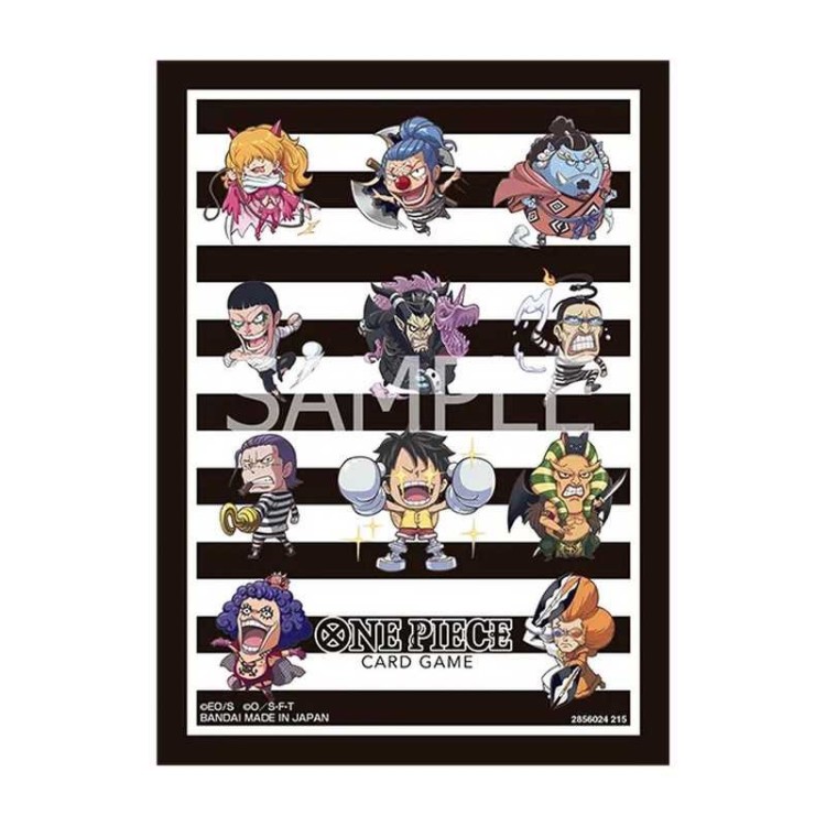 One Piece Card Game Official Sleeve v15 Chibi Impel Down