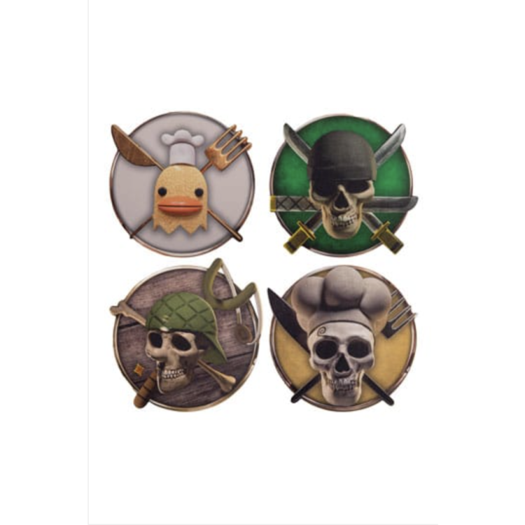 One Piece Coaster 4 pack Style 2