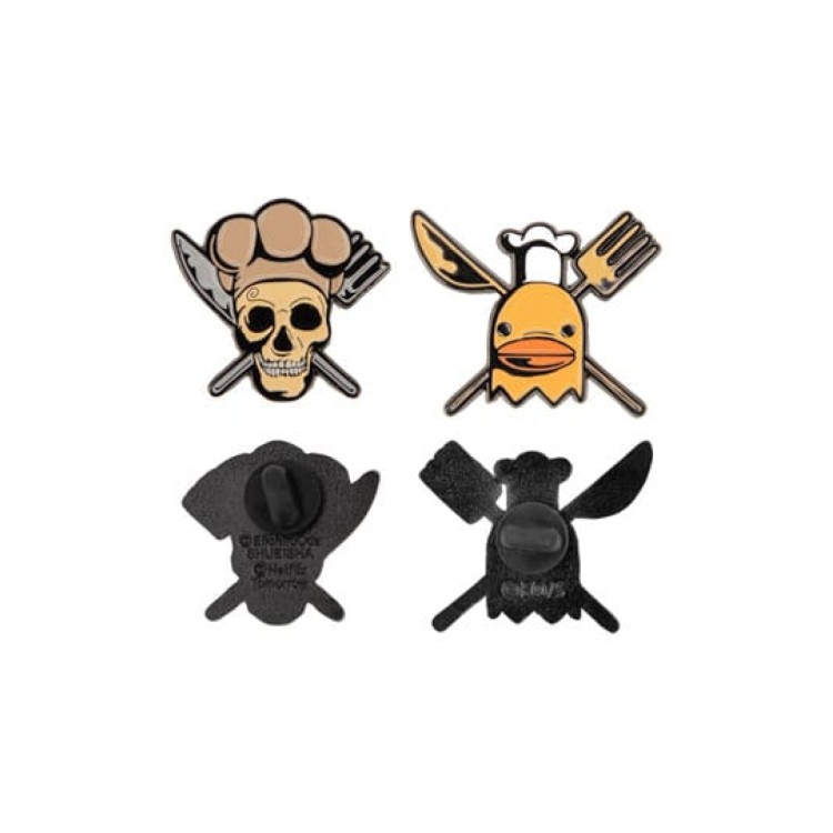One Piece Pins 2-Pack Sanji & Zeff