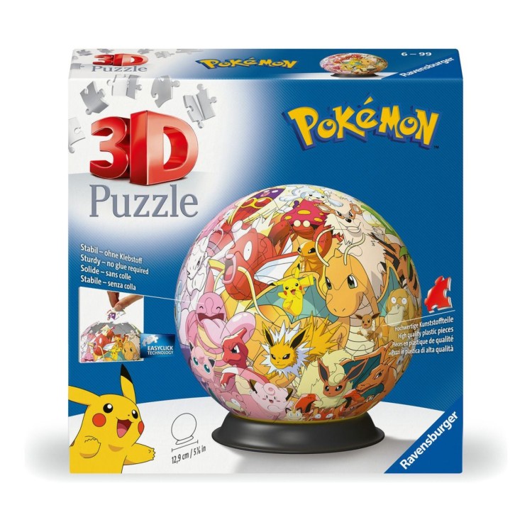 Ravensburger Pokemon 72 Piece 3D Puzzle Ball