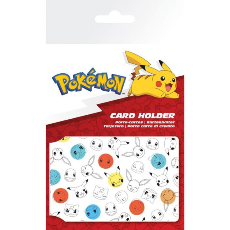 Pokemon Card Holder Face Pattern