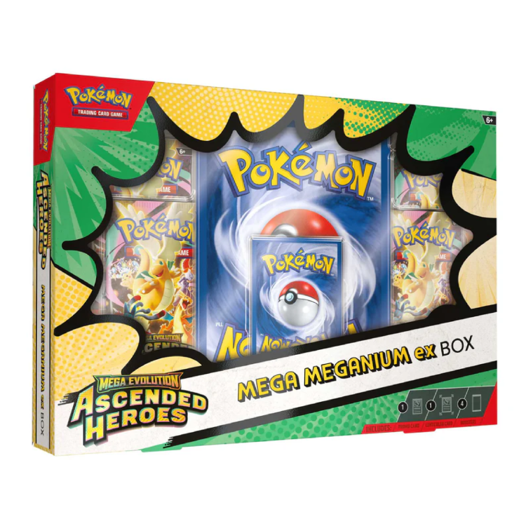 Pokemon Mega Evolution Ascended Heroes Mega Meganium Ex Box