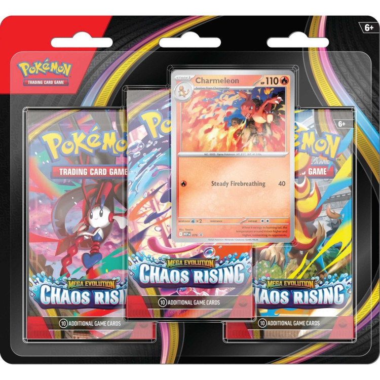 Pokemon Mega Evolution Chaos Rising 3-Pack