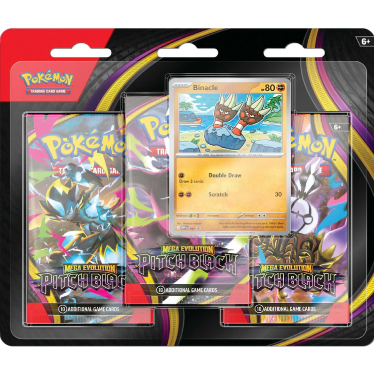 Pokemon Mega Evolution Pitch Black 3 Pack