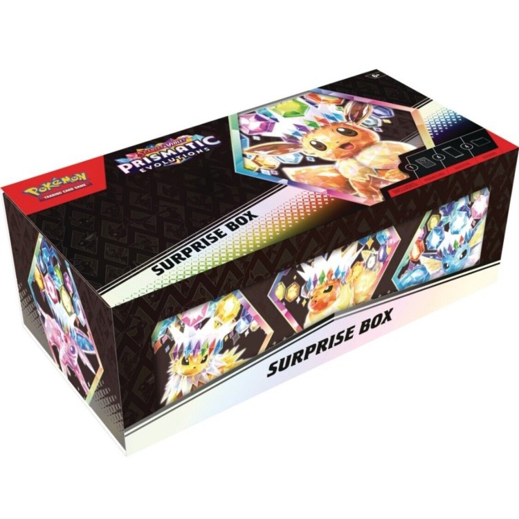Pokemon Scarlet & Violet 8.5 Prismatic Evolutions  Surprise Box Collection