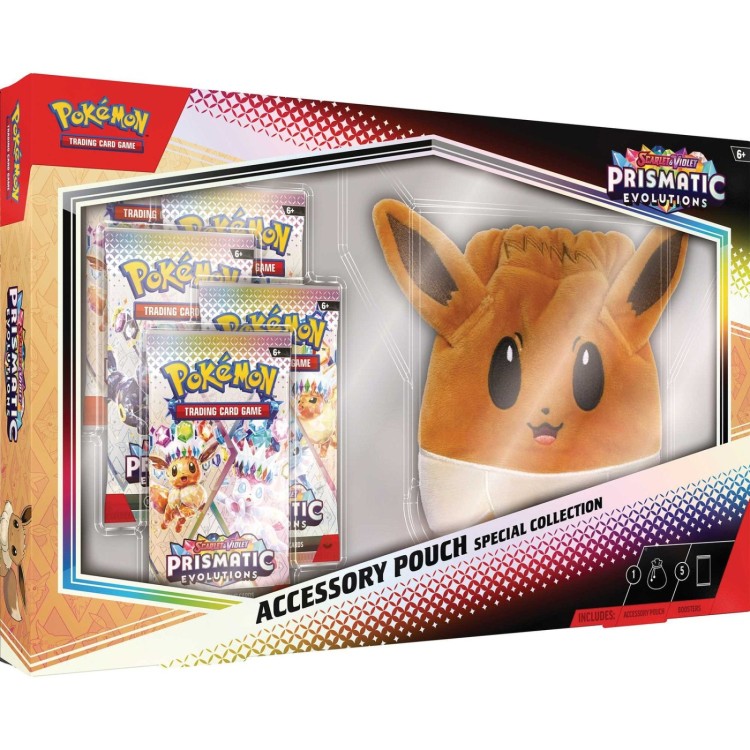 Pokemon Scarlet & Violet 8.5 Prismatic Evolutions Accessory Pouch Special Collection