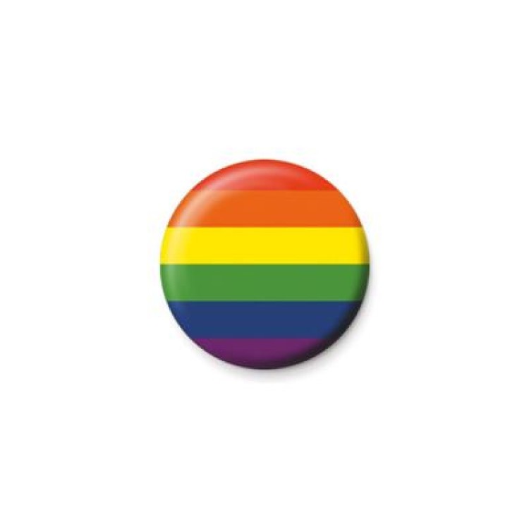 Pride Flag 25mm Badge