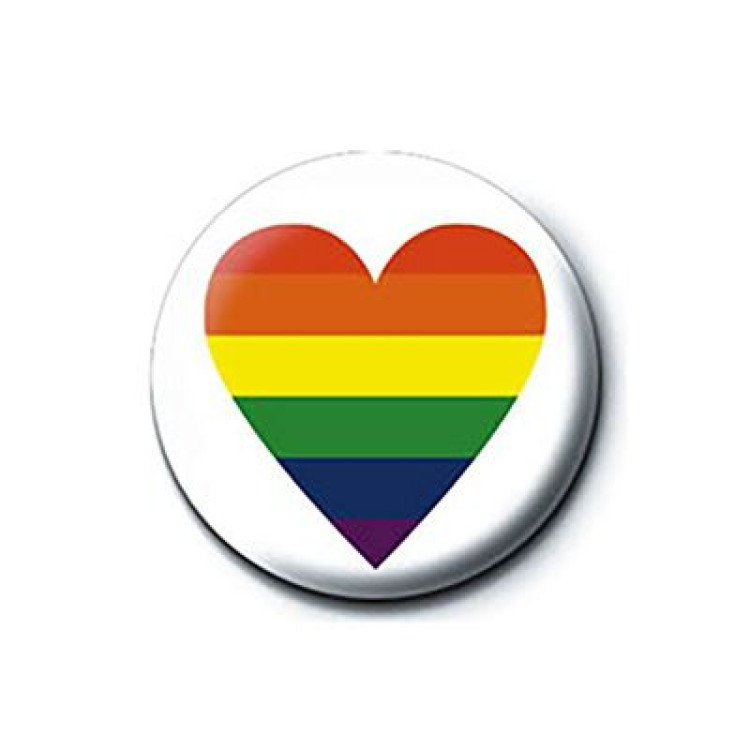 Pride Heart 25mm Badge