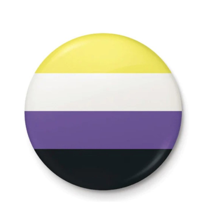 Pride Non Binary Pin Badge