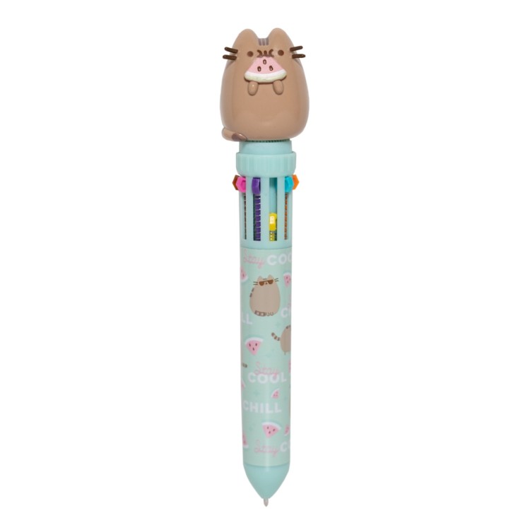 Pusheen Foodie Collection 10 In 1 Ballpoint Pen With 3D Topper