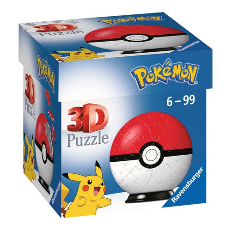 Ravensburger Pokemon 3D Puzzle Pokeball 54 Pieces