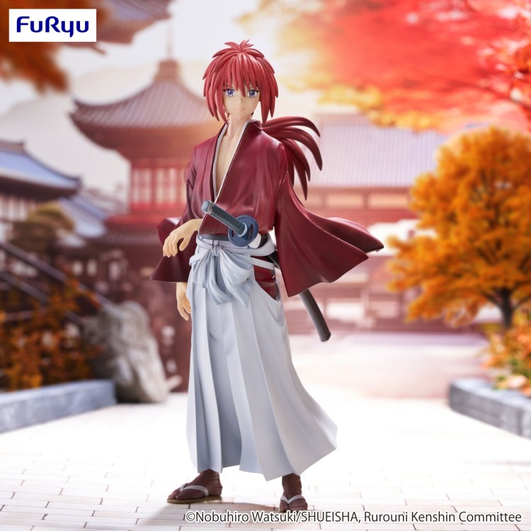 Rurouni Kenshin Meiji Kenkaku Romantan Trio-Try-It Figure Kenshin Himura