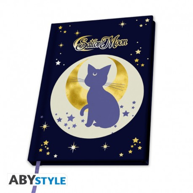 Sailor Moon Premium A5 Notebook Luna & Artemis