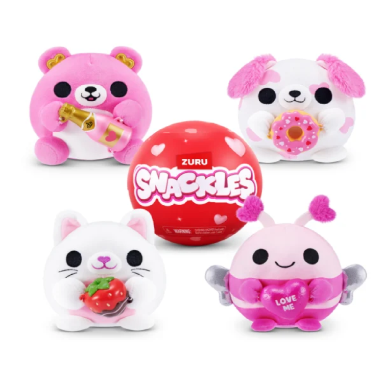Snackles Valentines Edition 5 Inch Plush