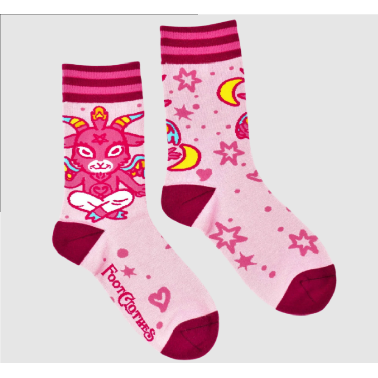 Socktopus Cute Baphomet Socks