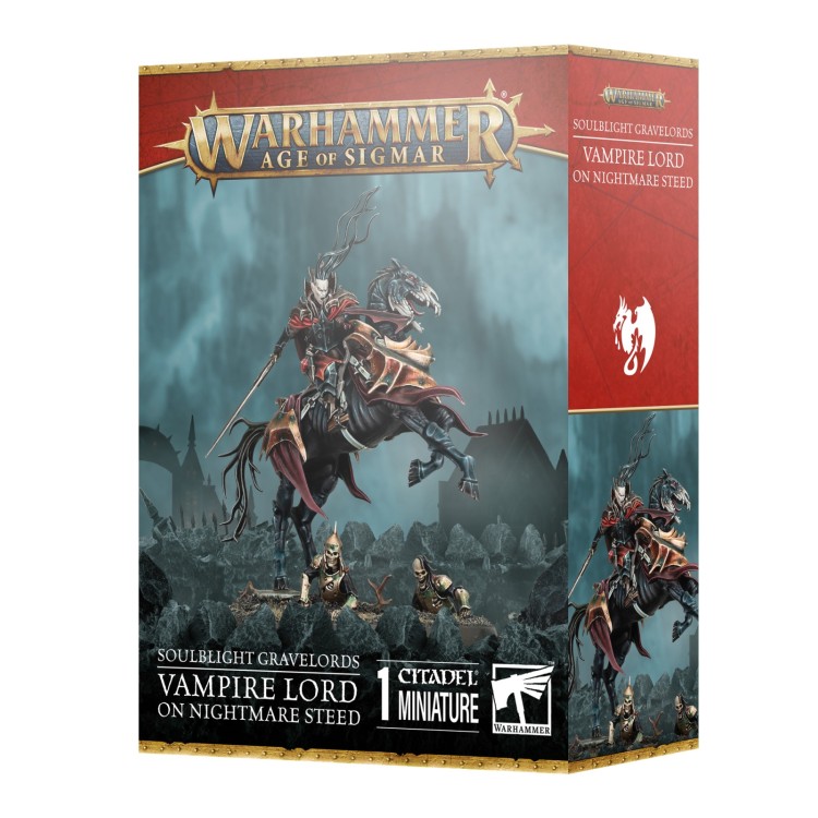 Soulblight Gravelords  Vampire Lord On Nightmare Steed