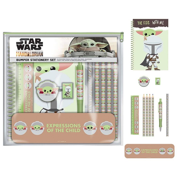 Star Wars The Mandalorian Expressions of the Child Stationery Set