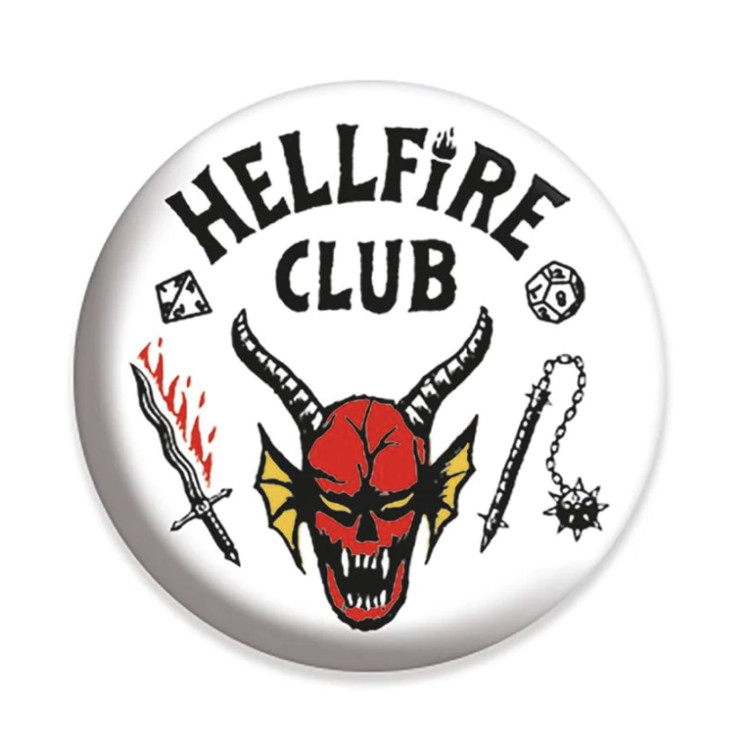 Stranger Things 4 Hellfire Club Pin Badge