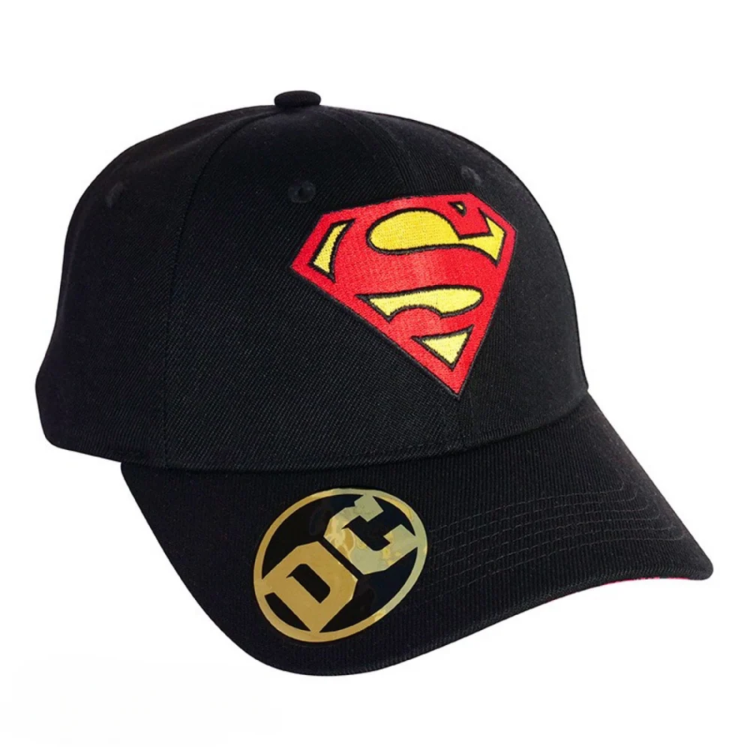 Superman Logo Cap Black