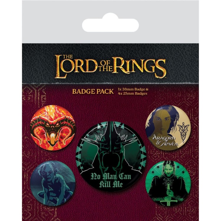 The Lord Of The Rings Be Bold Pin Badge Pack