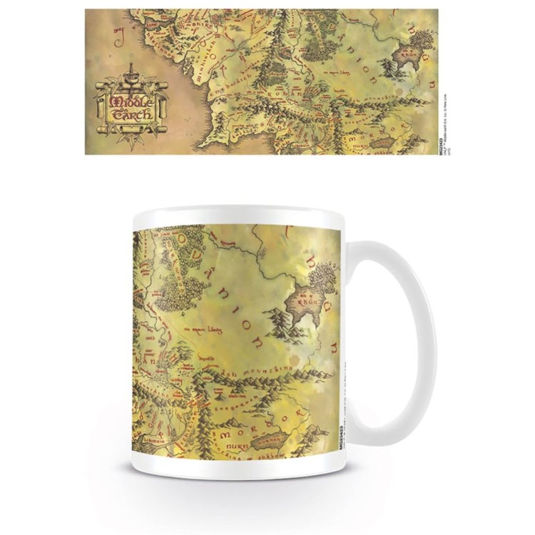 The Lord Of The Rings (Middle Earth) 11oz/315ml White Ceramic Mug
