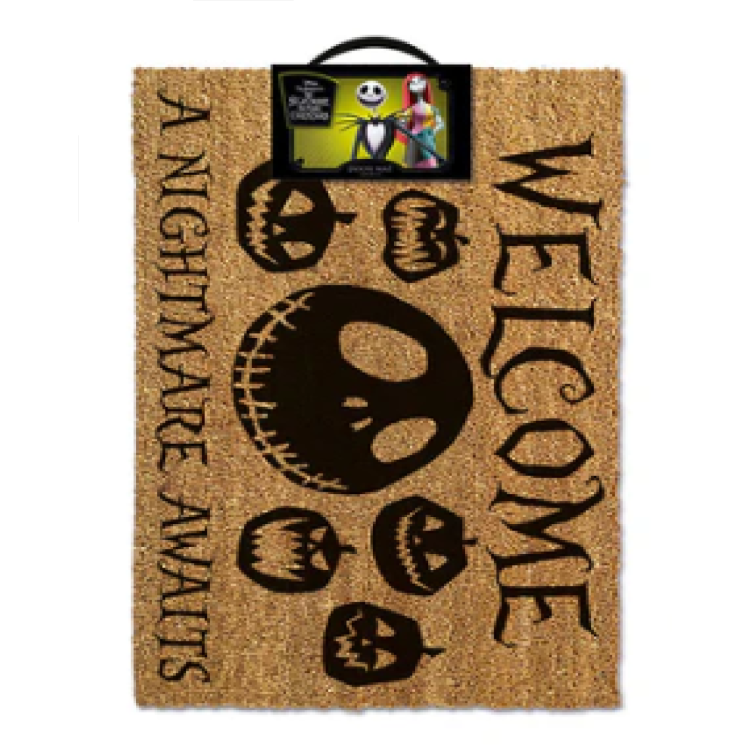 Disney The Nightmare Before Christmas A Nightmare Awaits 40x60cm Coir Doormat