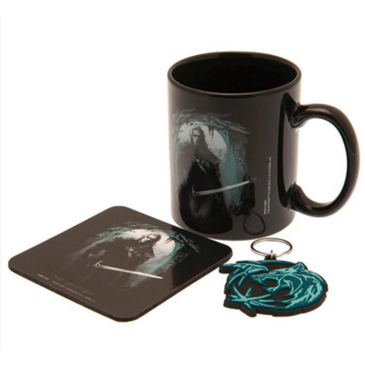 The Witcher The Hunter Mug Coaster And Keychain