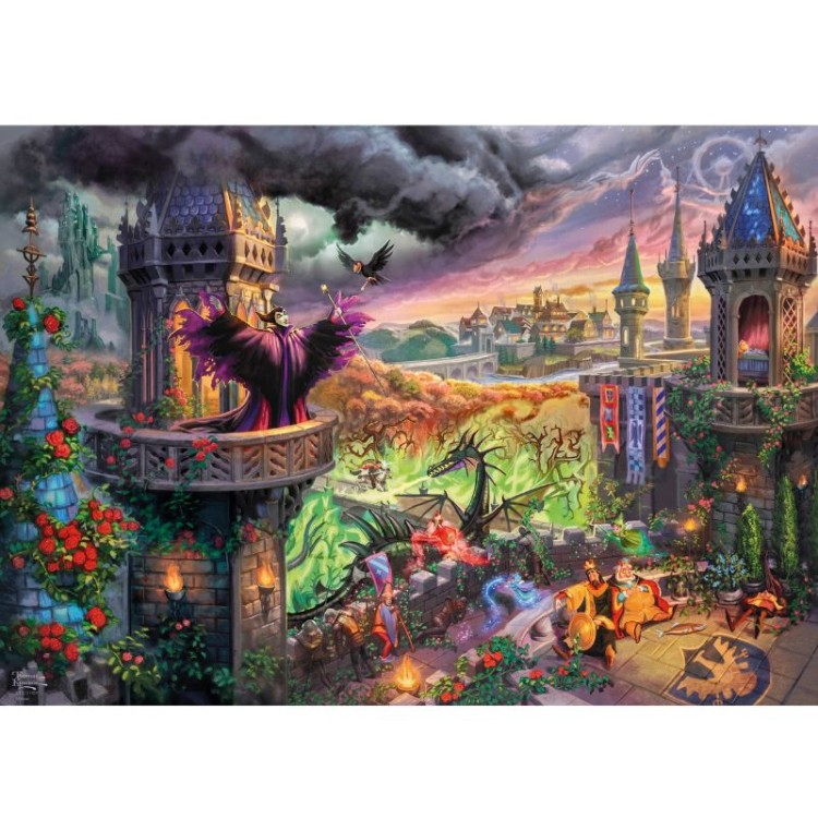 Thomas Kinkade Disney Maleficent Puzzle 1000 pcs