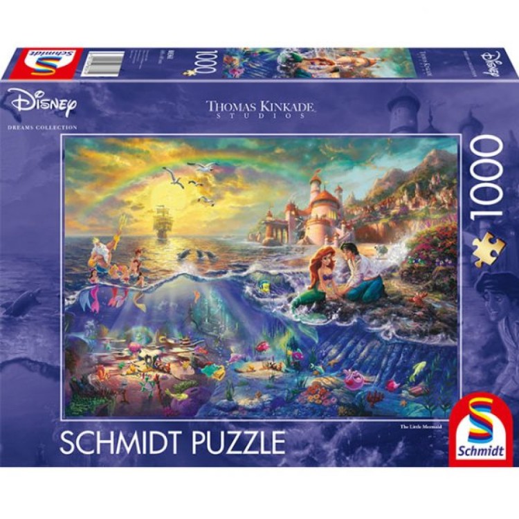 Thomas Kinkade Disney The Little Mermaid Puzzle 1000 pcs