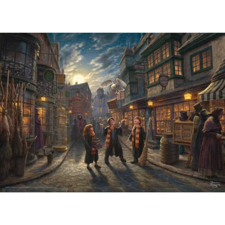 Thomas Kinkade Harry Potter Diagon Alley 1000 Piece Puzzle
