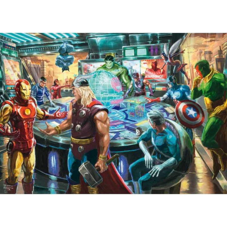 Thomas Kinkade Marvel The Avengers 1000 Piece Puzzle