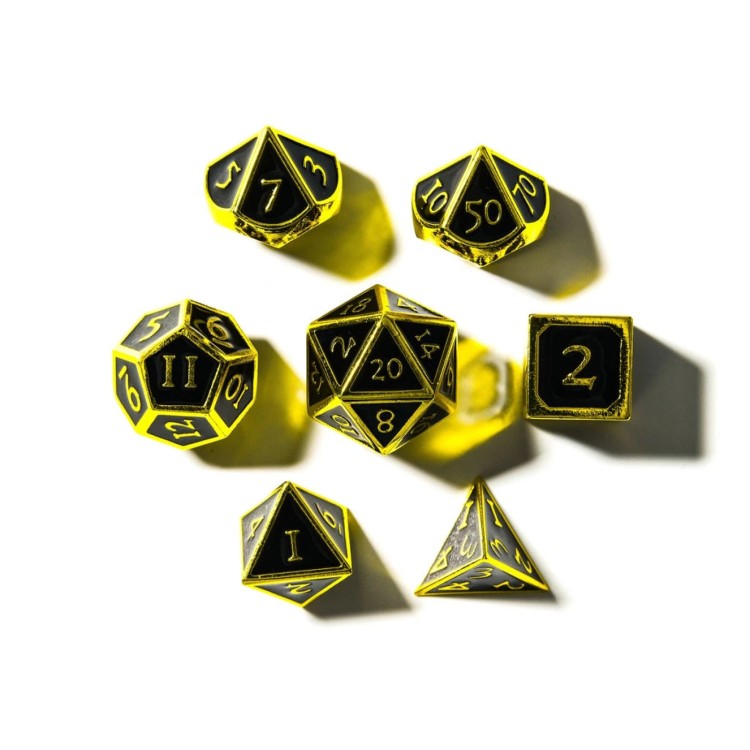 TTD Corrupt Noble Metal Dice 7 Piece Set