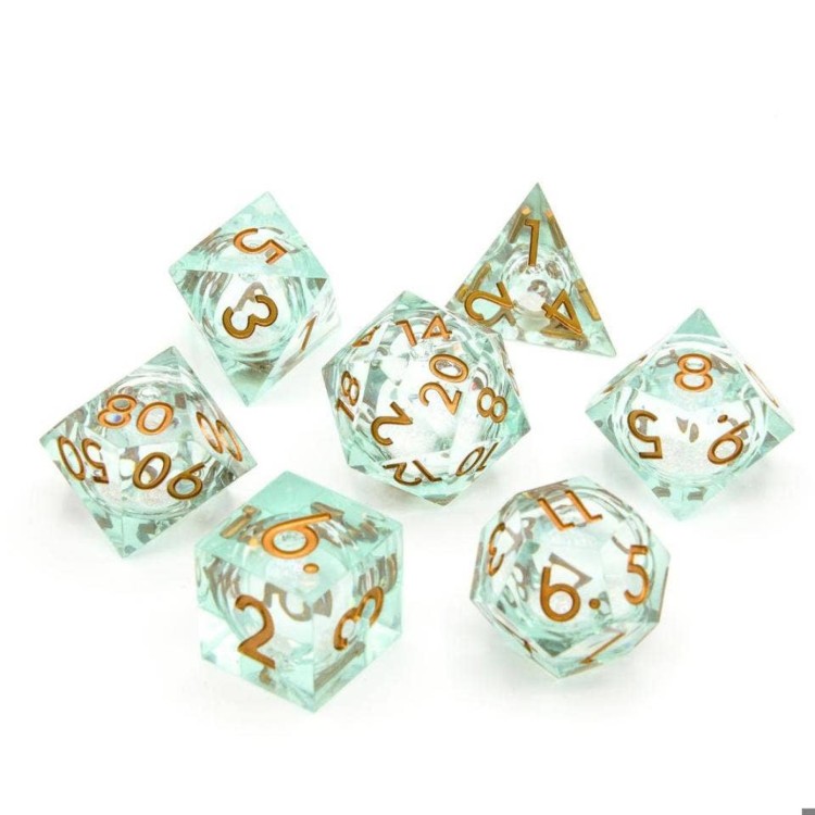TTD Forest Fae Liquid Core Dice 7 Piece Set
