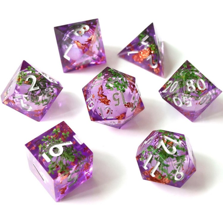 TTD Potion of Foresight Liquid Core Sharp Edged Dice 7 Piece Set