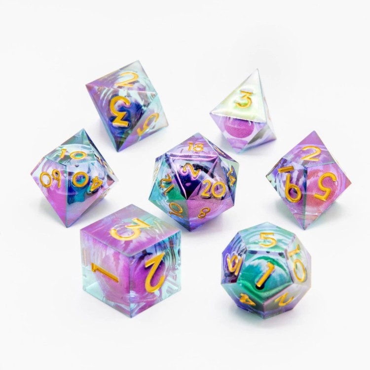 TTD Eye Of Night Moving Eye Dice 7 Piece Set