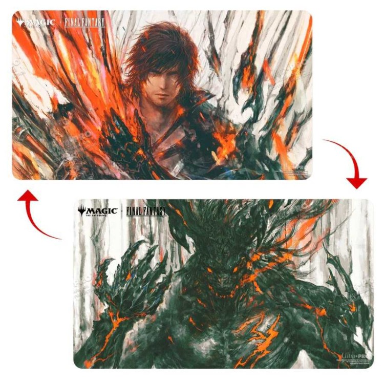 Ultra Pro MTG Final Fantasy Double Sided Playmat Clive Ifrits Dominant